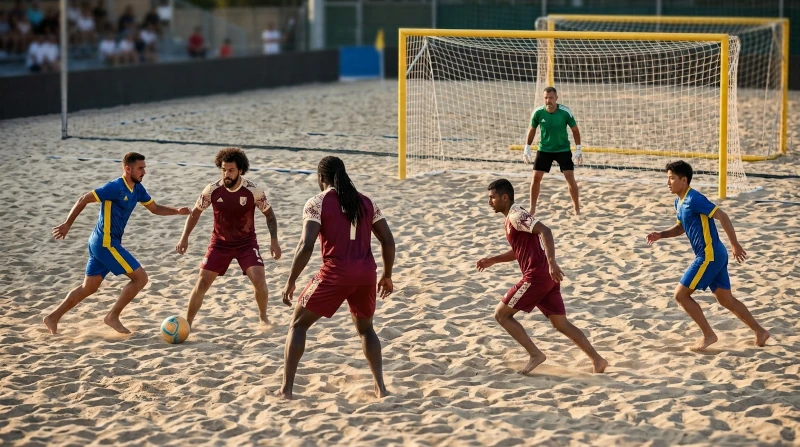 Posiciones en el fútbol playa